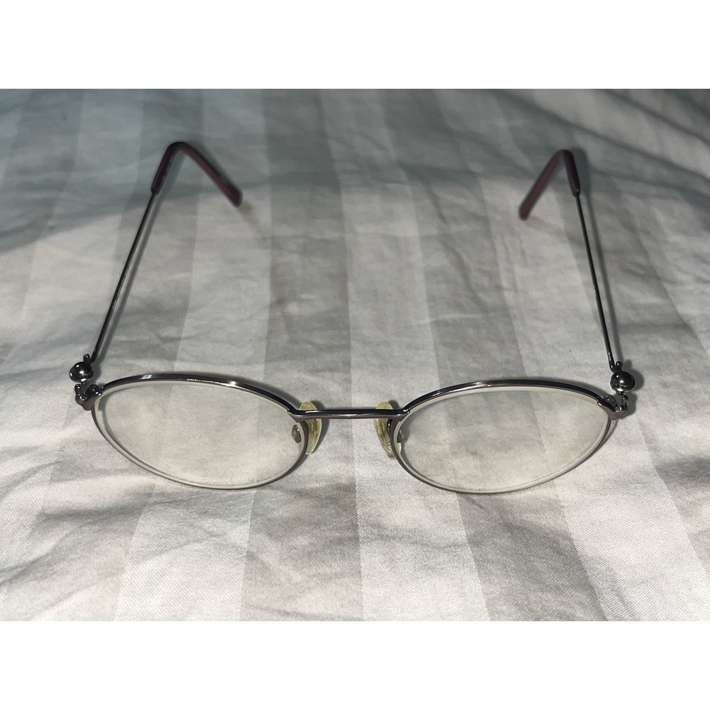 TURA 752 Rose Purple/pink  WIRE RIM EYEGLASS/SUNGLASS FRAME 50[]19/140 JAPAN